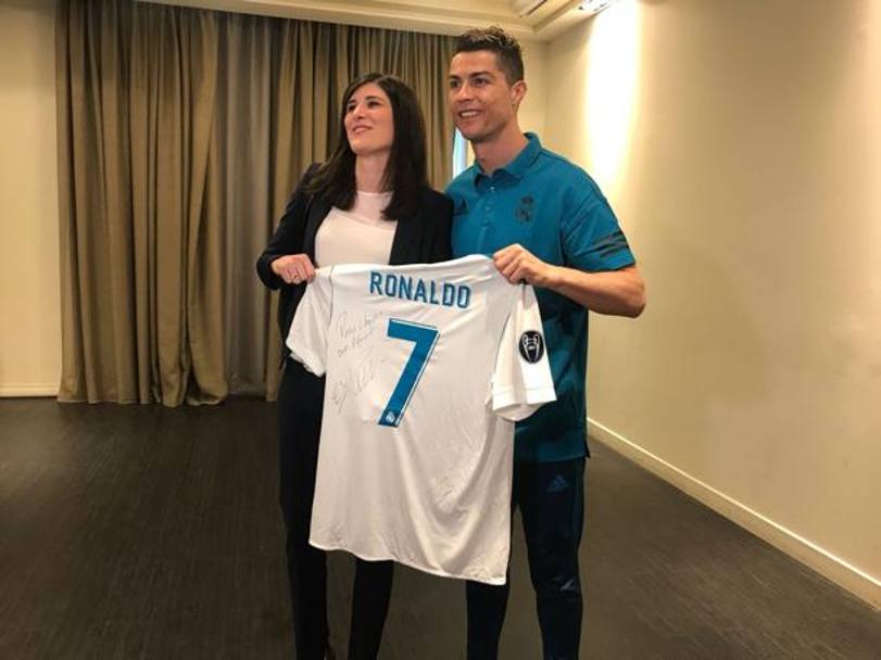 Chiara Appendino e Cristiano Ronaldo